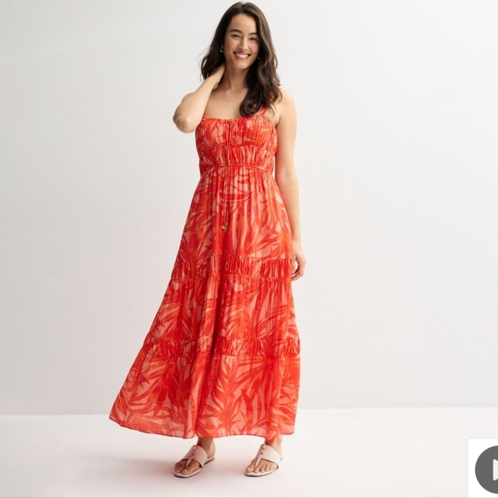Taylor Women's Shirred Sweetheart Neck Fit And Flare Maxi Dress Medium (10)